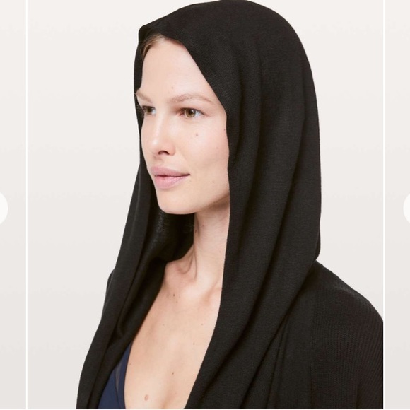 Lululemon Black Sundown Wrap, with Pockets | Size 8 EUC - Picture 3 of 8